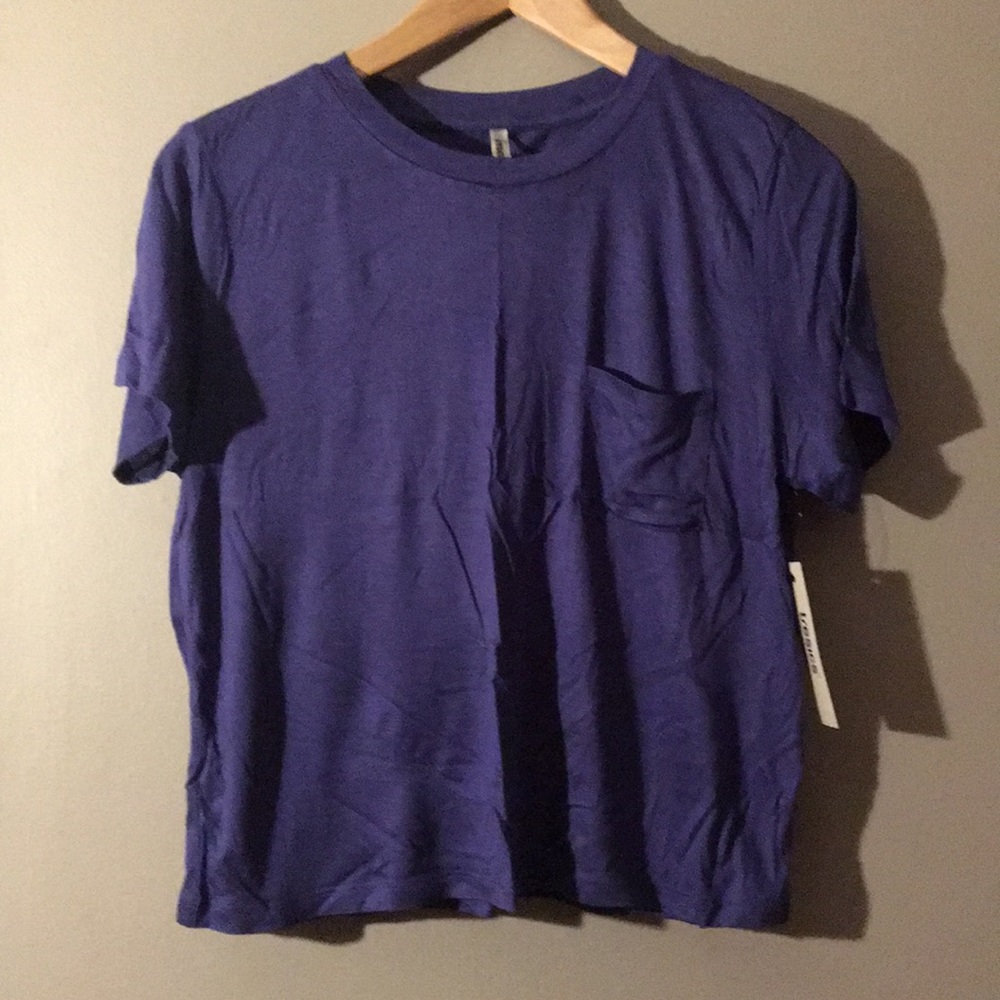 Tresics Periwinkle Crop Top Tee
